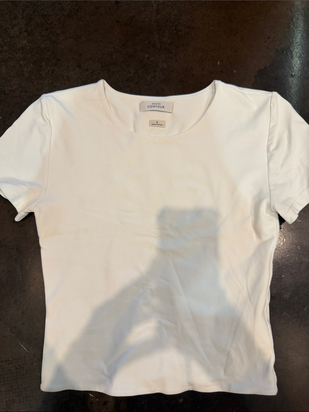 Aritzia White Contour Tee